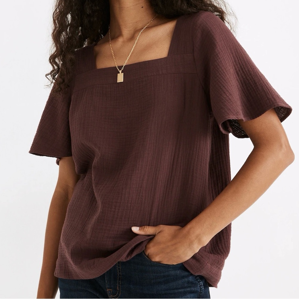 Madewell Square Neck Cotton Top
